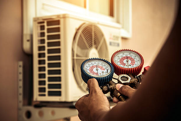 Professional Hvac Repair technician working in Marblehead, MA